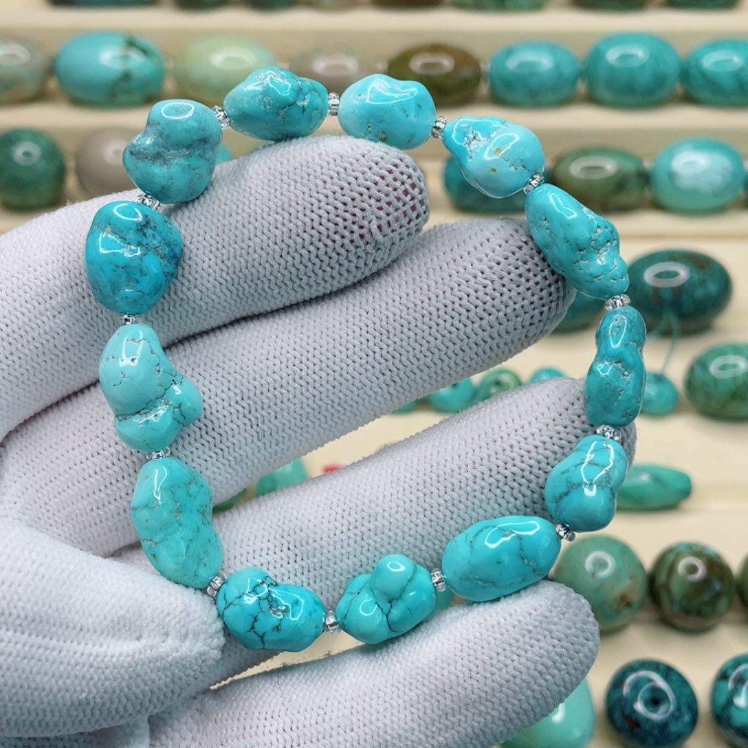 未镶嵌绿松石珠宝奇石