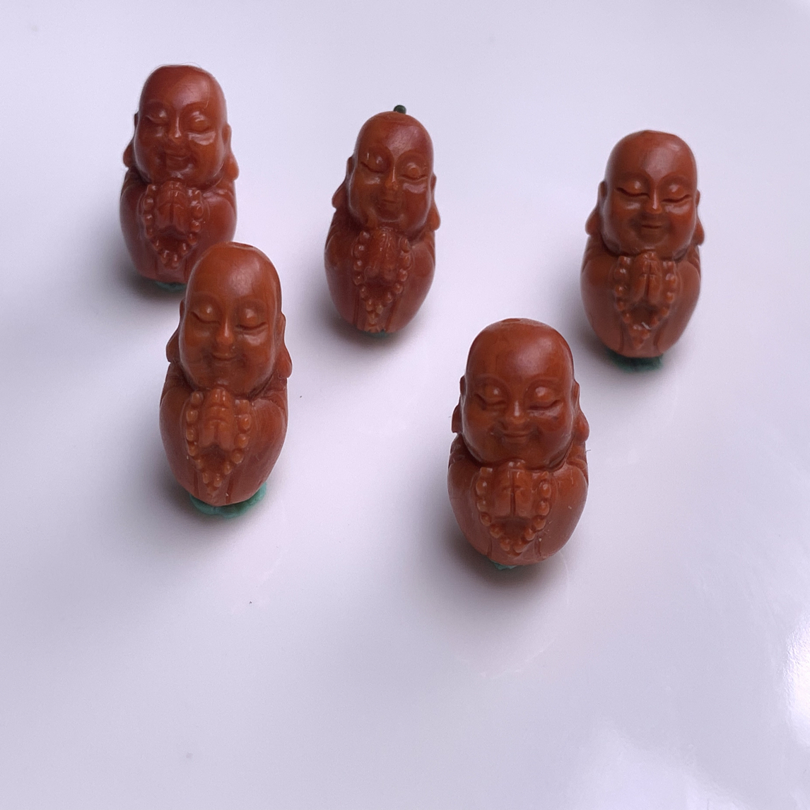 天然南红川料精工宝宝佛配饰尺寸11mm左右多样性发货其中一件