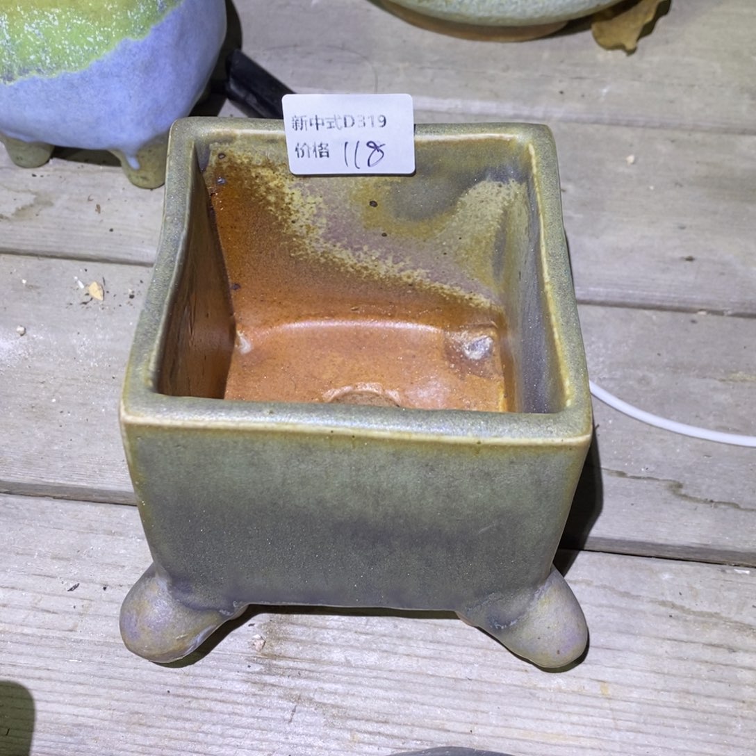 粗砂花盆浅**末新中式D319