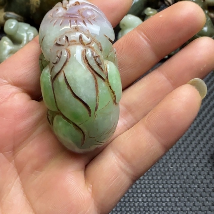 紫金钵盂菩提吊坠