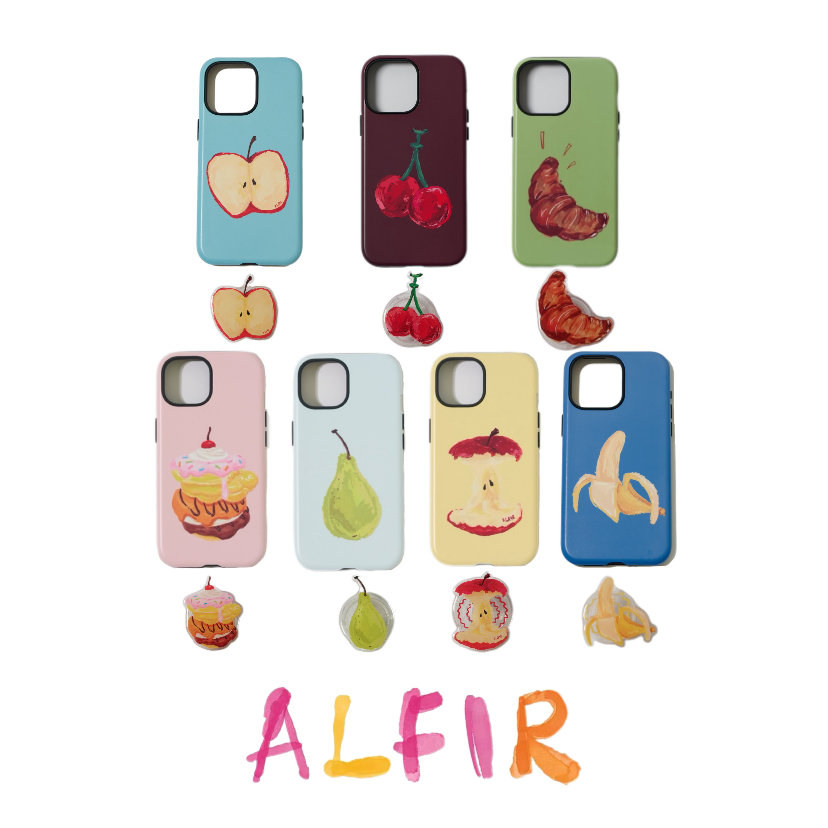 Alfir·菲林二合一手绘手机壳韩菲壳超抗摔轻薄经典百搭iPhone17pm