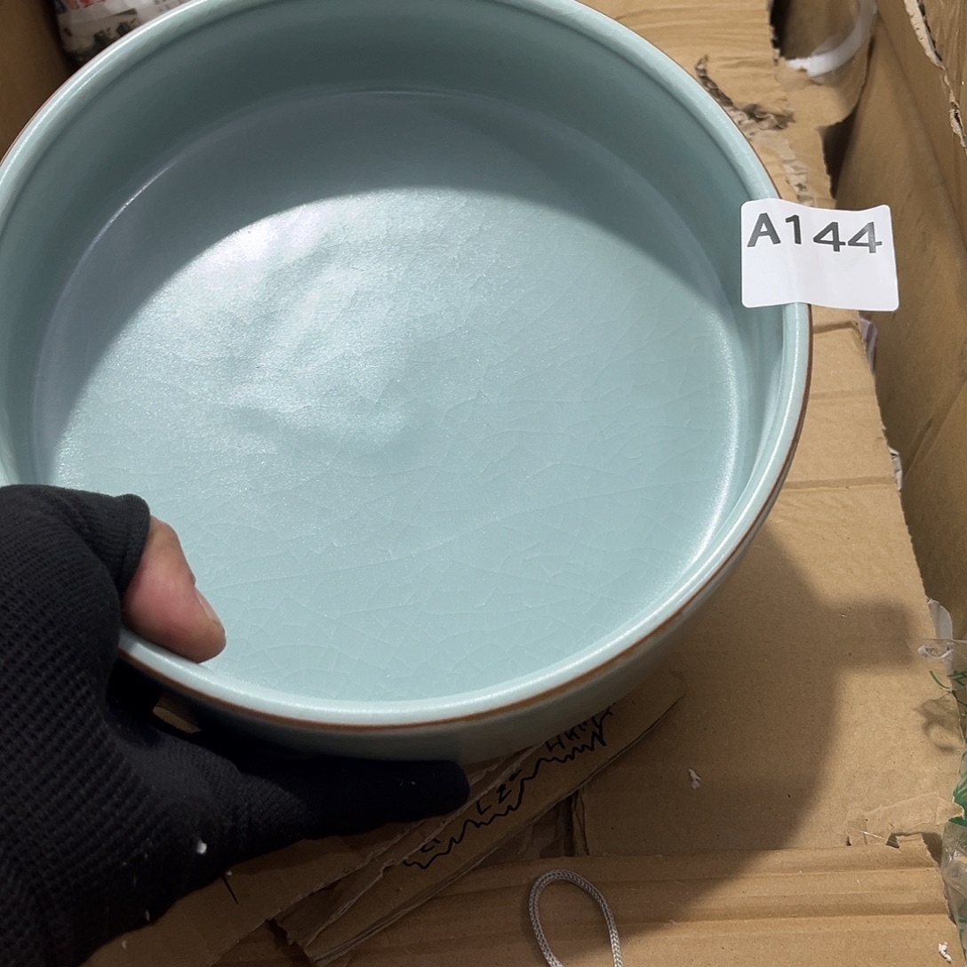 瓷片茶摆件工艺品摆件666