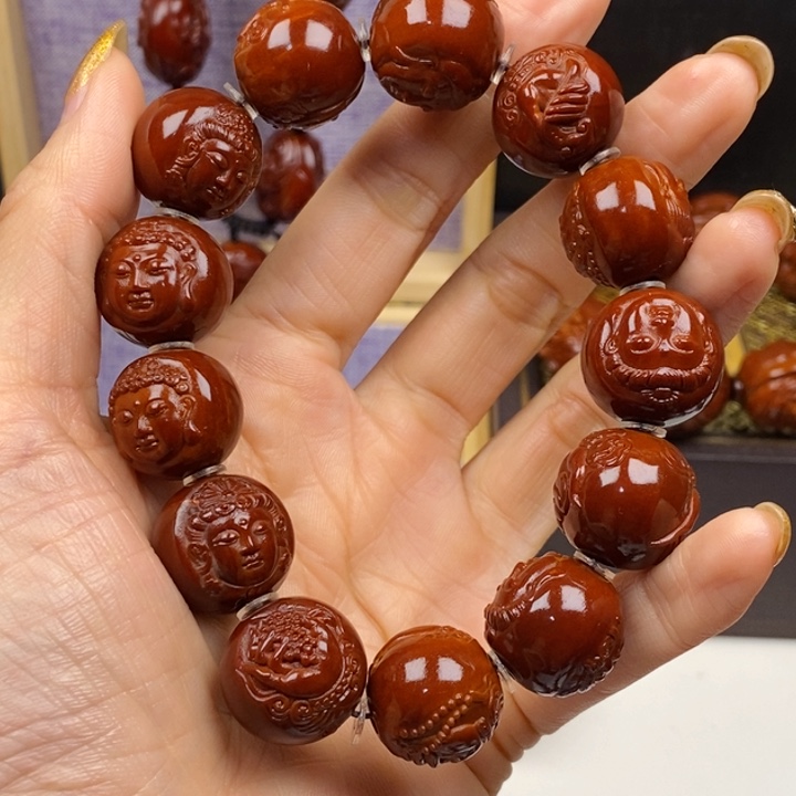 橄榄核吊坠顶**型橄榄核手串