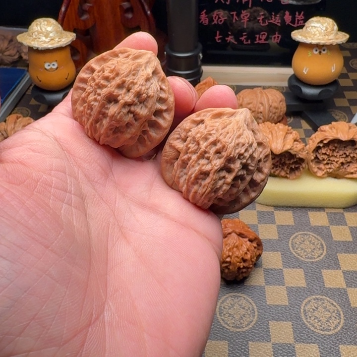 人***机文玩核桃吊坠公子帽41
