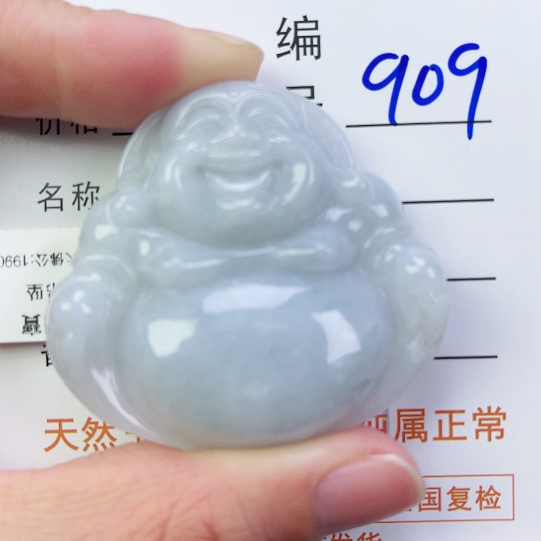 翡翠颈饰未镶嵌佛公