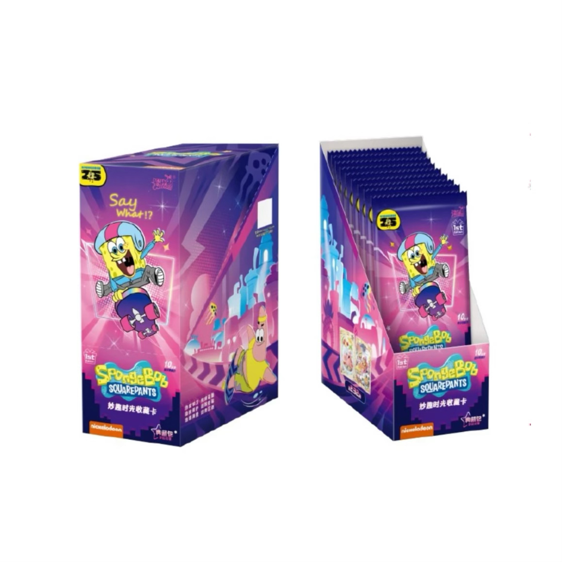 【叠叠/大胃王】海绵宝宝奇趣时光典藏FE版 收藏卡牌 