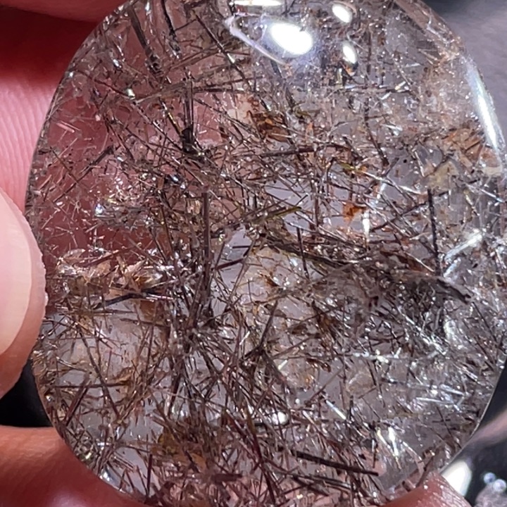 静***缘颈饰发晶未镶嵌钛