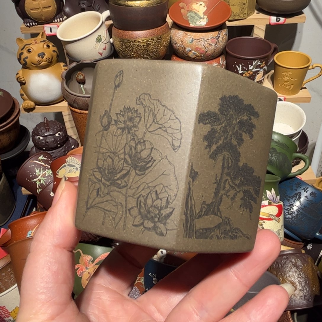 紫砂茶杯宜兴紫砂主人杯