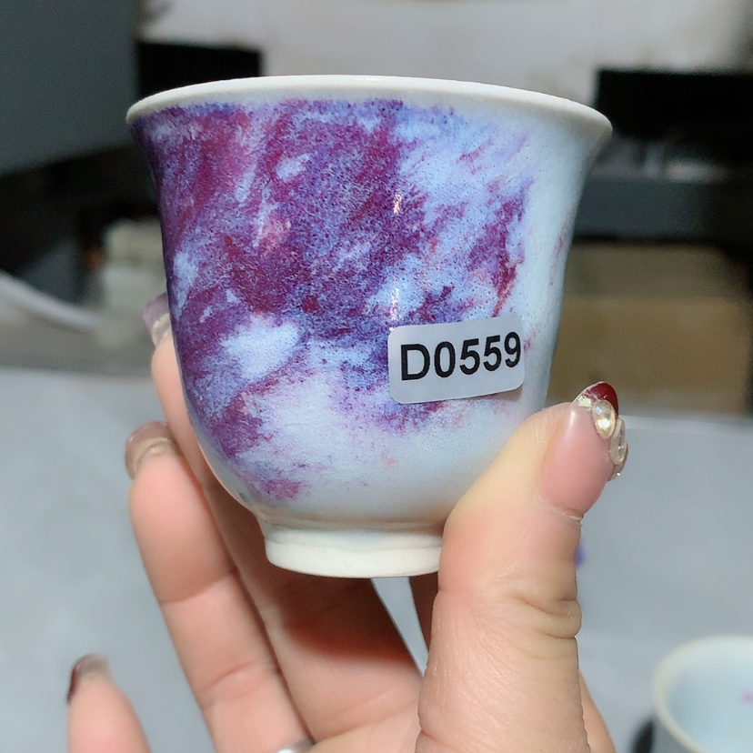 【闪购商品】钧瓷主人杯摆件工艺品