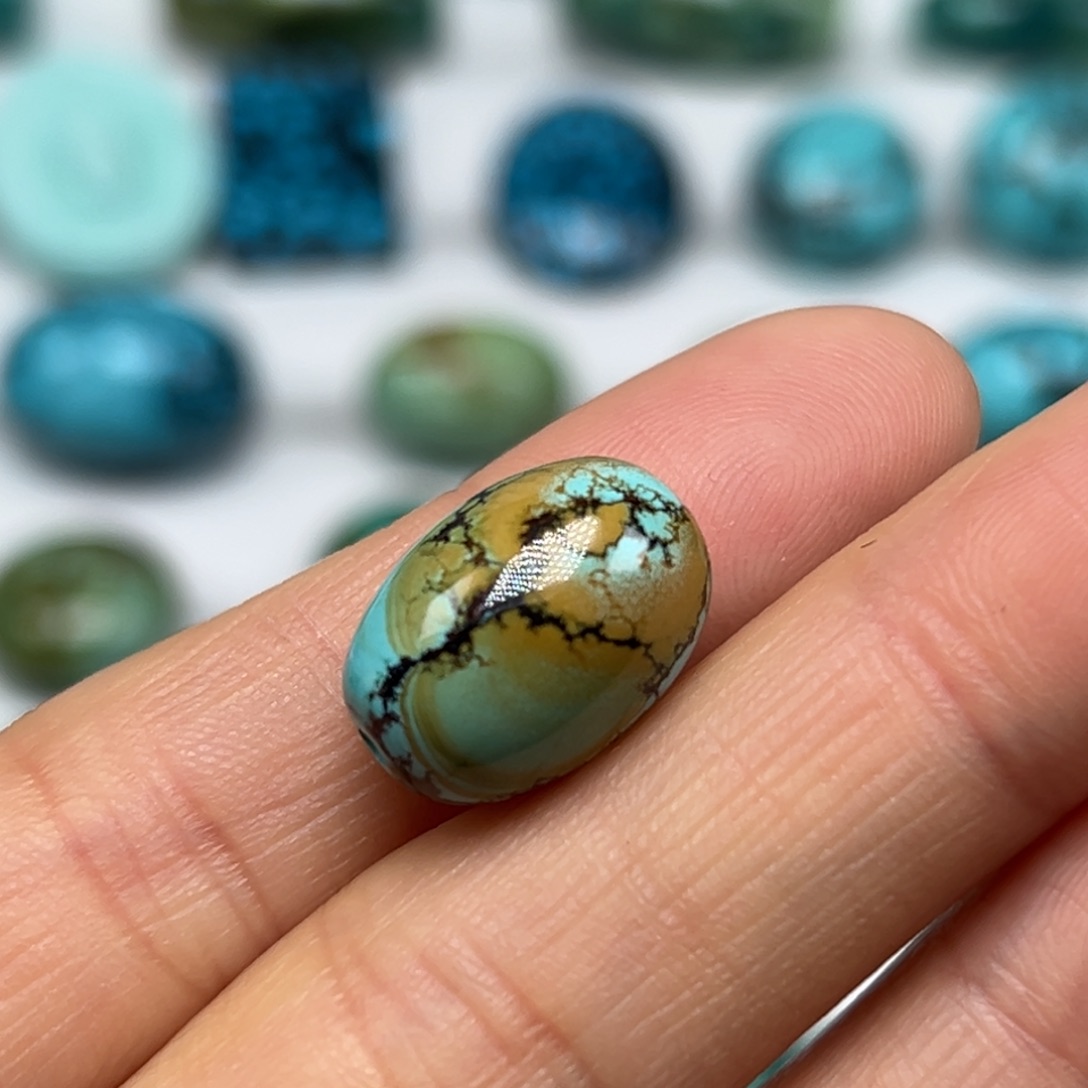 绿松石珠宝奇石未镶嵌