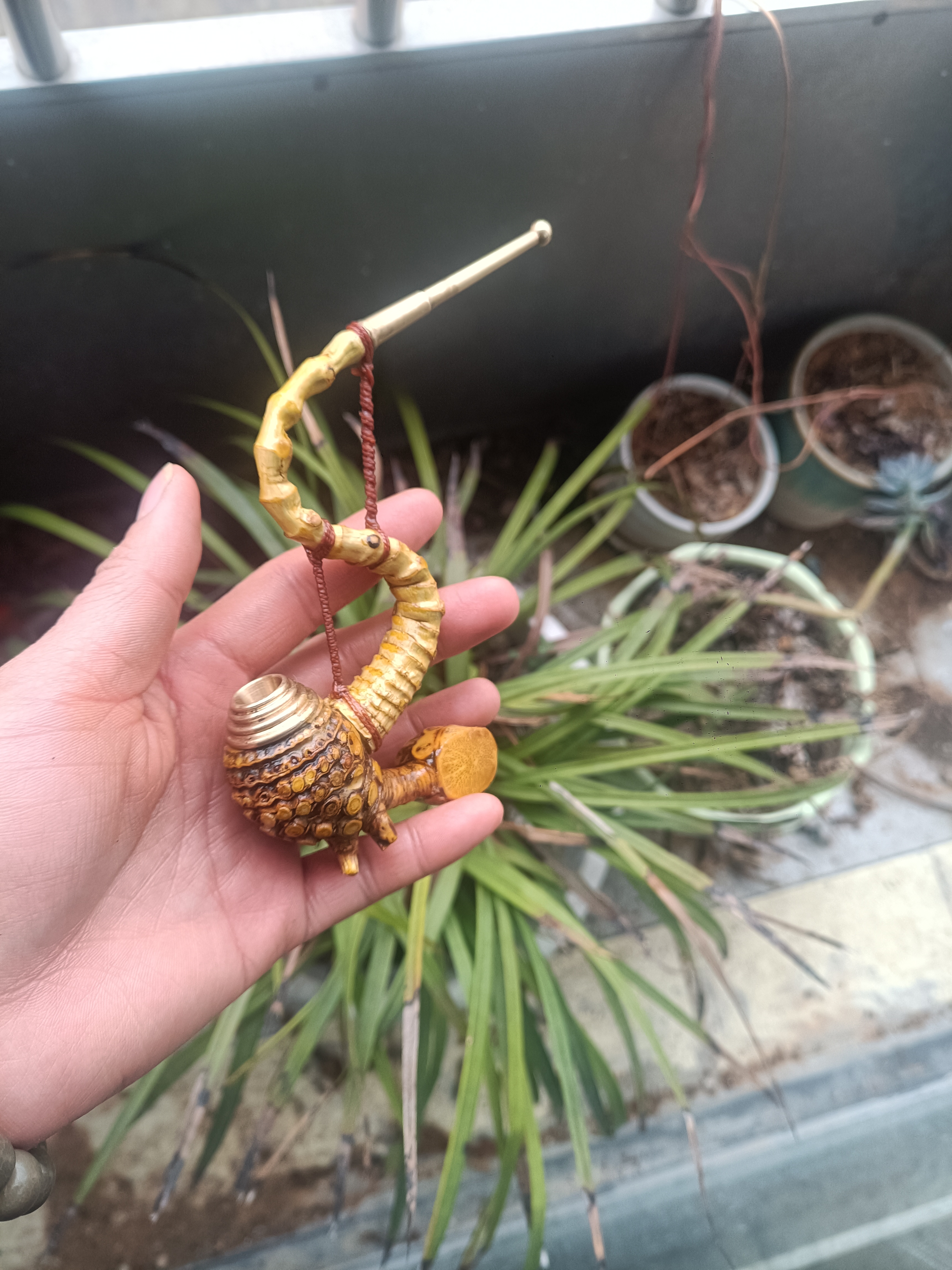 15公分怪噜竹根烟斗