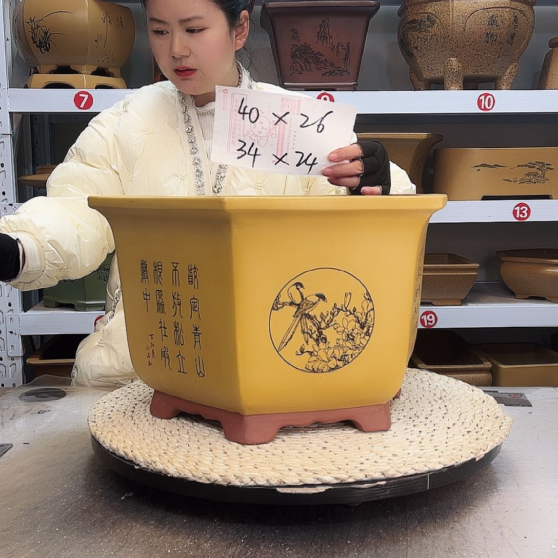 紫砂花盆紫砂花盆