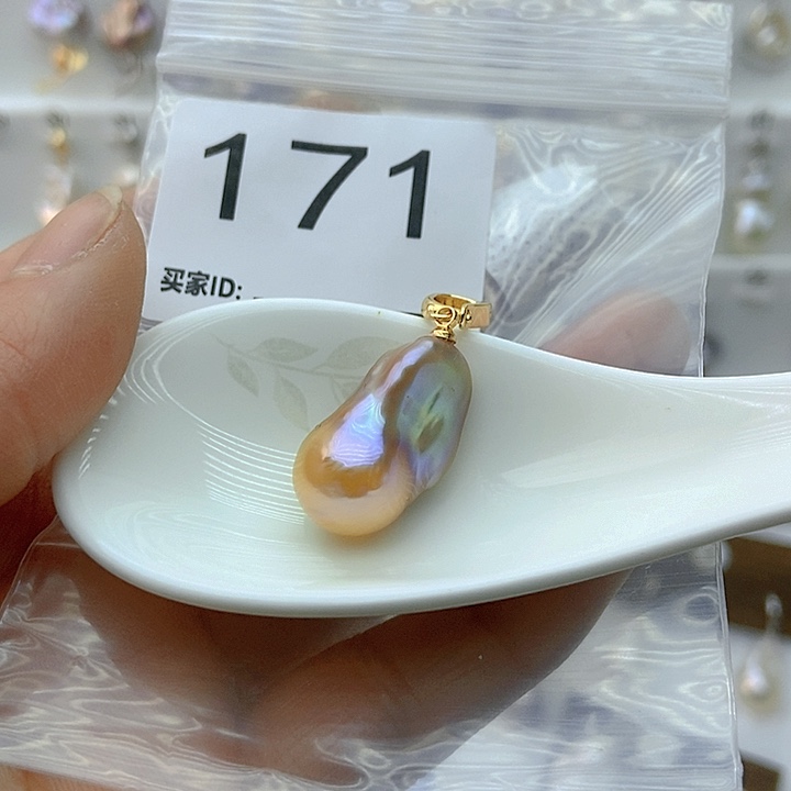 淡水珍珠颈饰银S925镶嵌