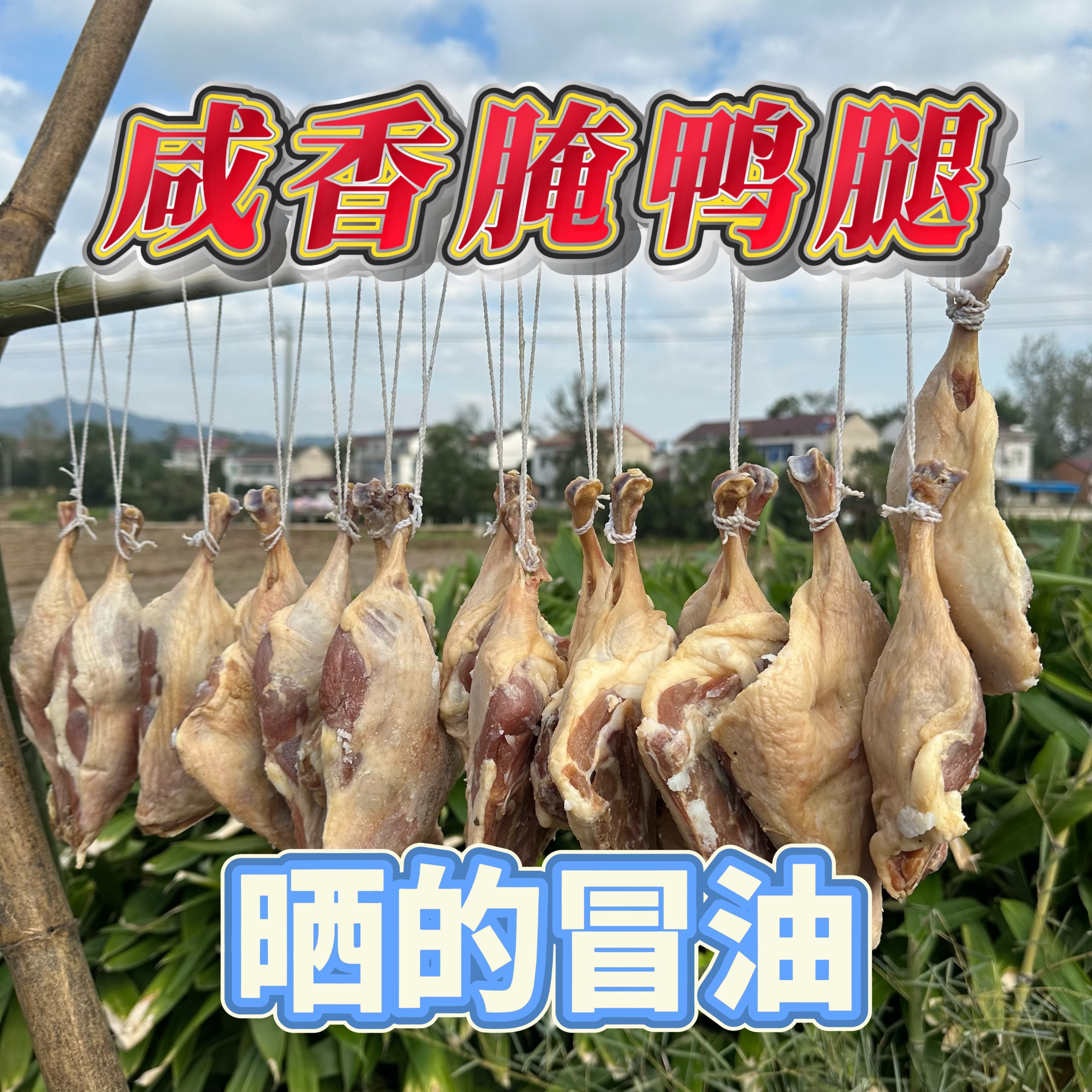 【咸鸭腿】安徽农家手工腌制咸鸭腿