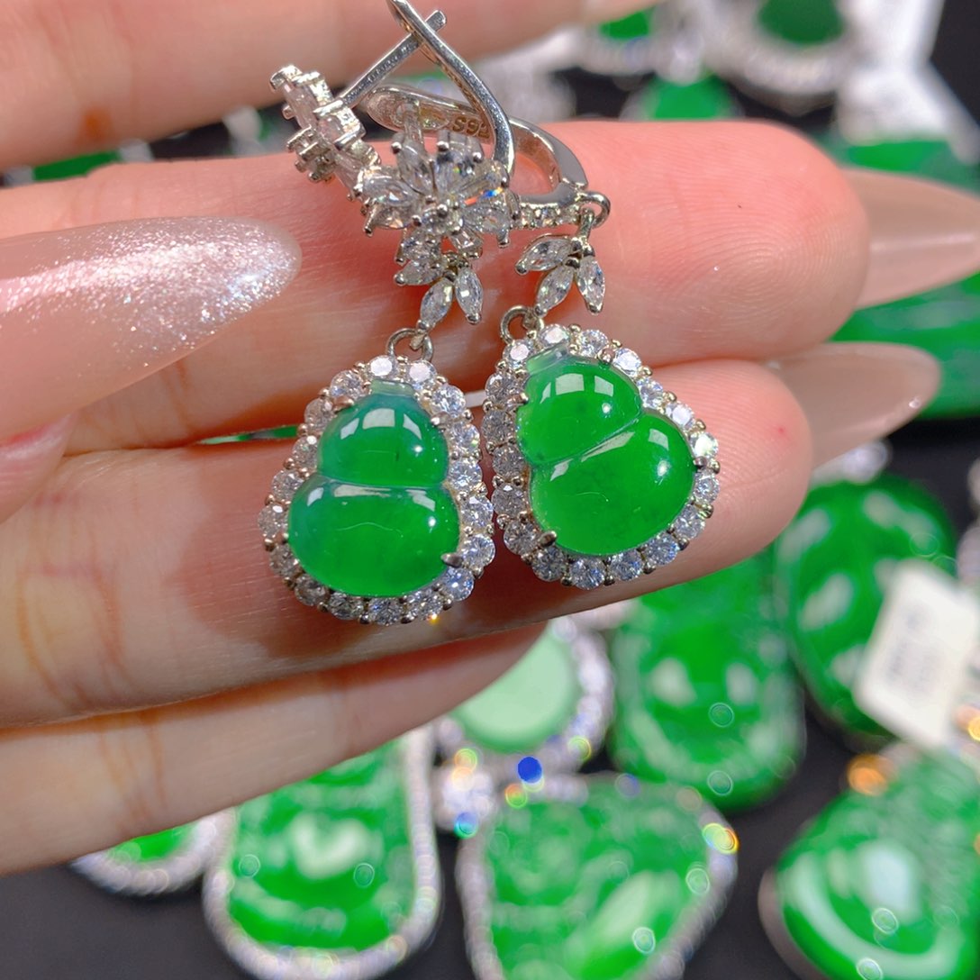 翡翠银S925镶嵌颈饰111111111