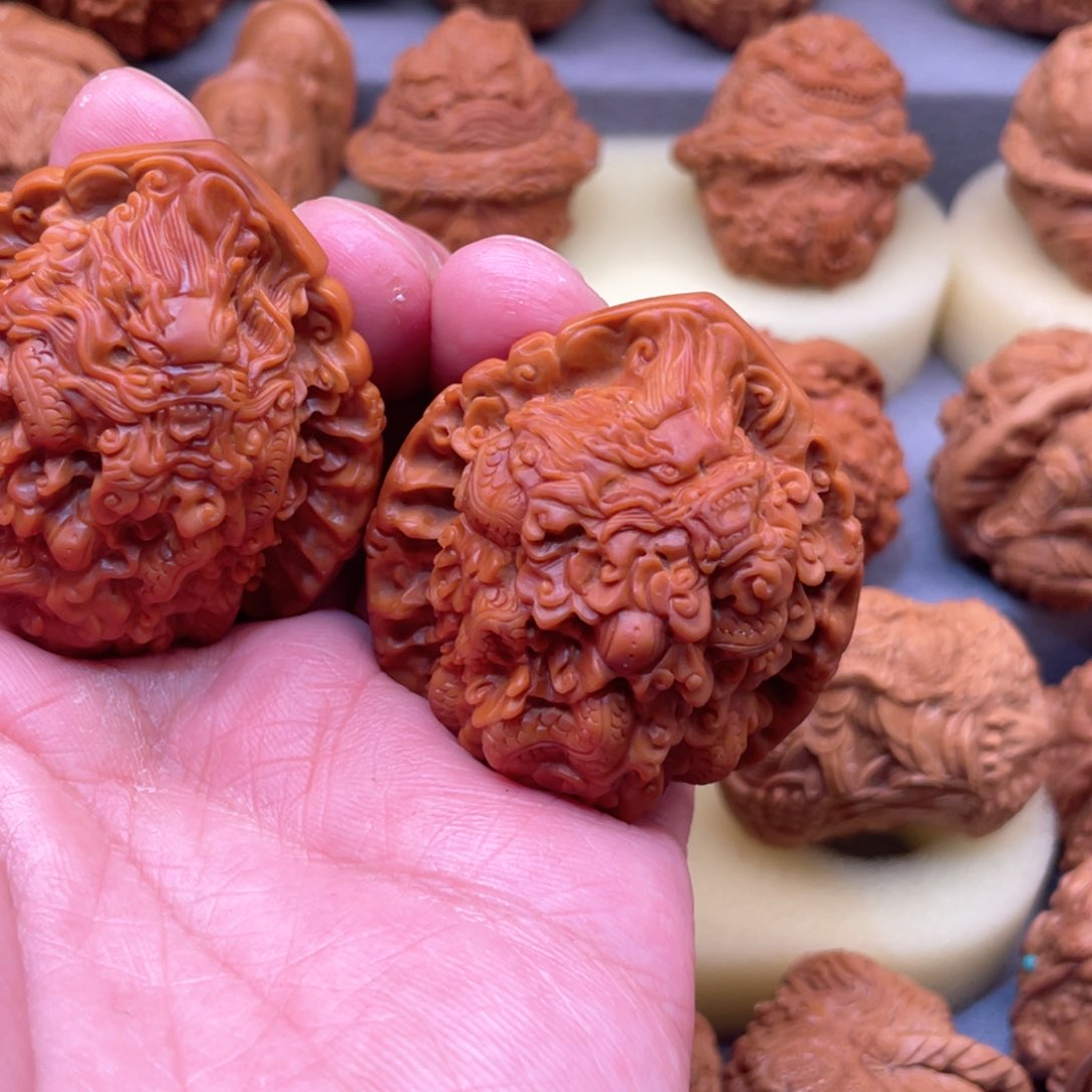 核桃手串/手链〃***生双龙官帽