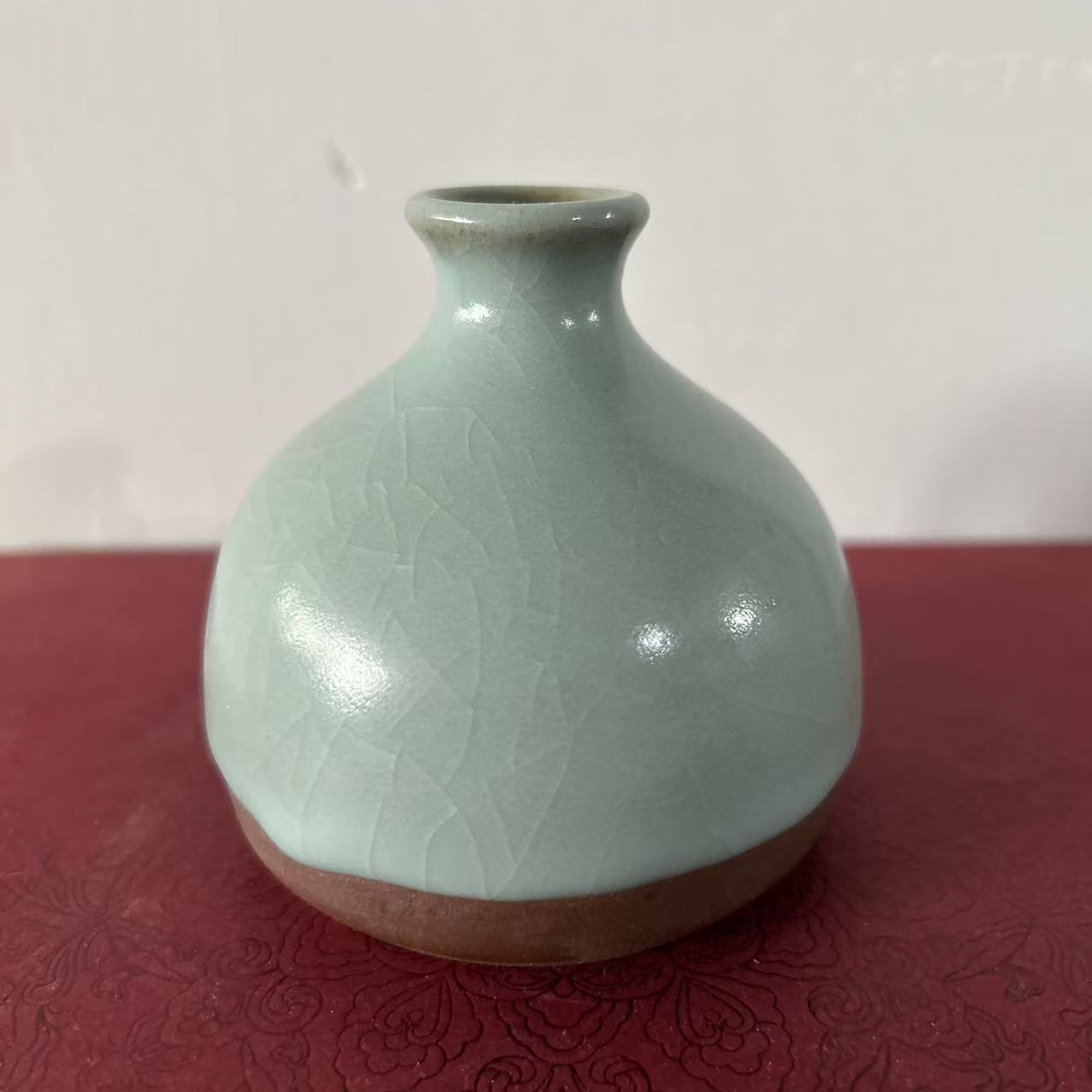 汝窑冰裂陶瓷小精瓶