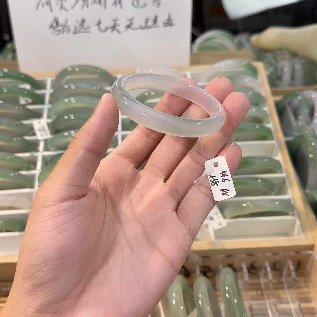 手镯玛瑙/玉髓未镶嵌圈口54.6