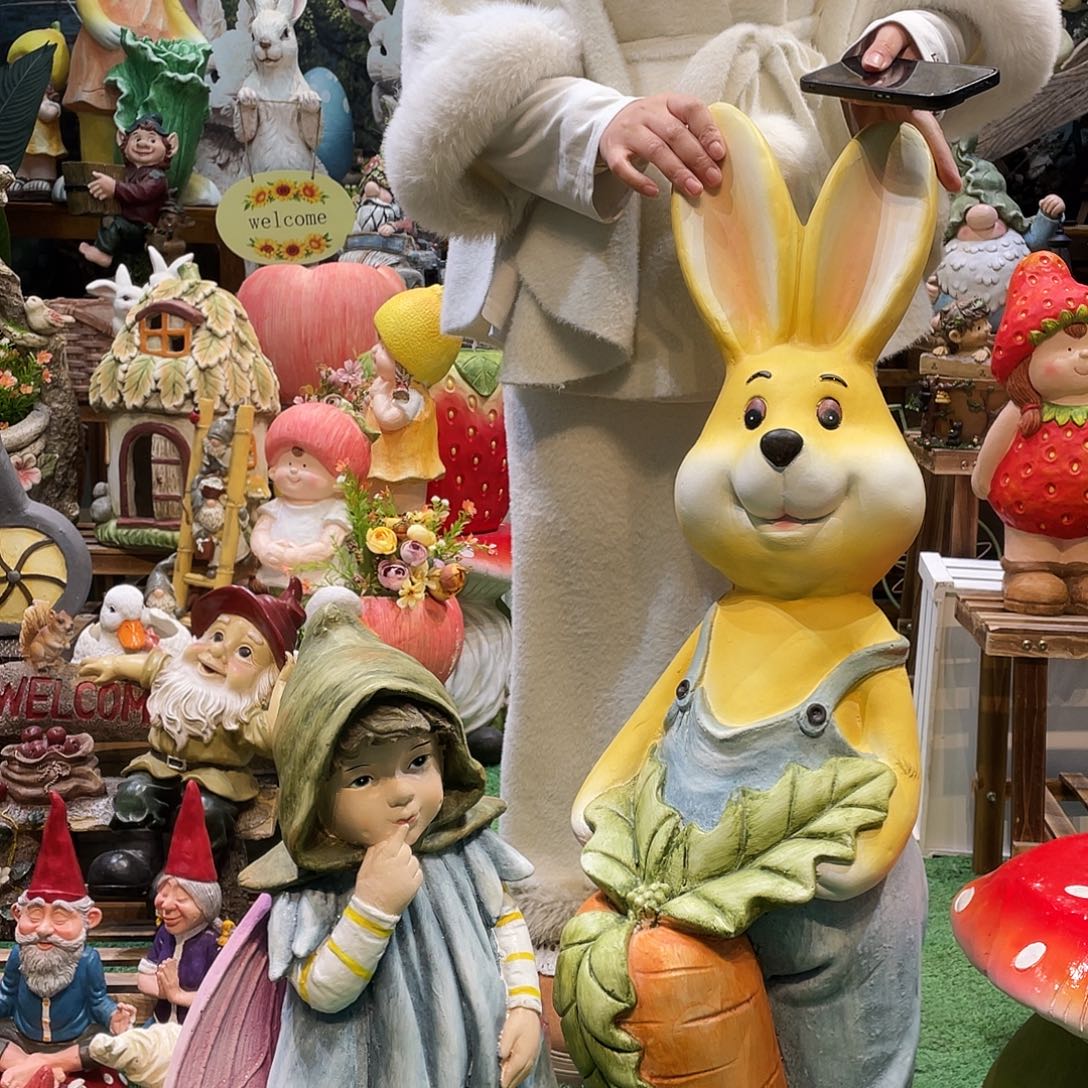 摆件花园摆件红红火火