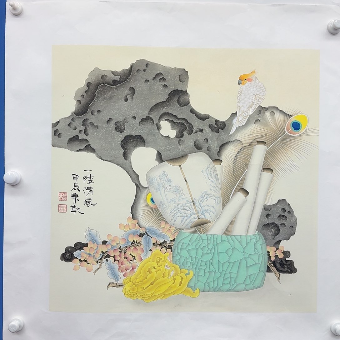 国画多次参加国内外大型