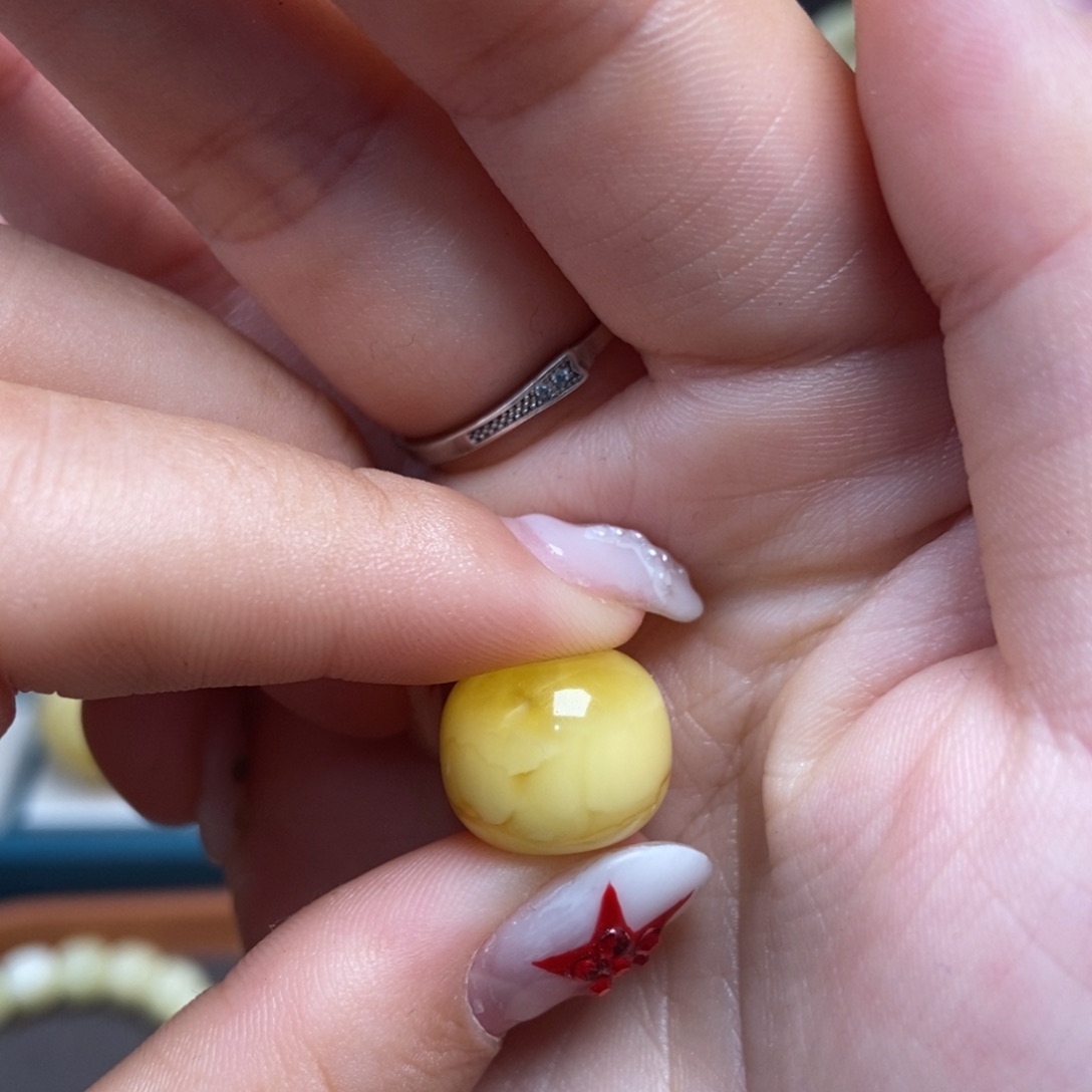 蜜蜡未镶嵌珠宝奇石13.7mm