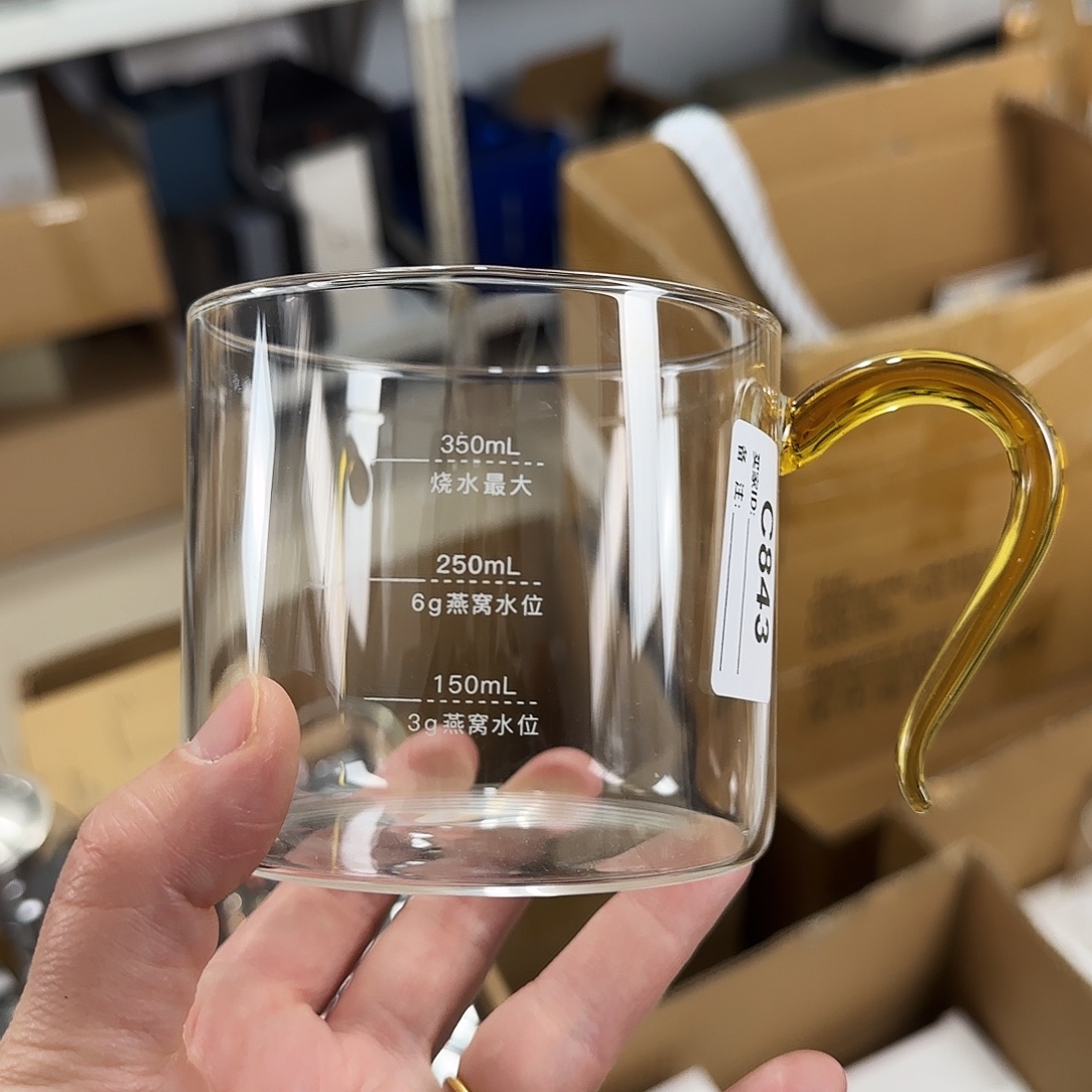 843发2高硼硅燕窝杯微瑕