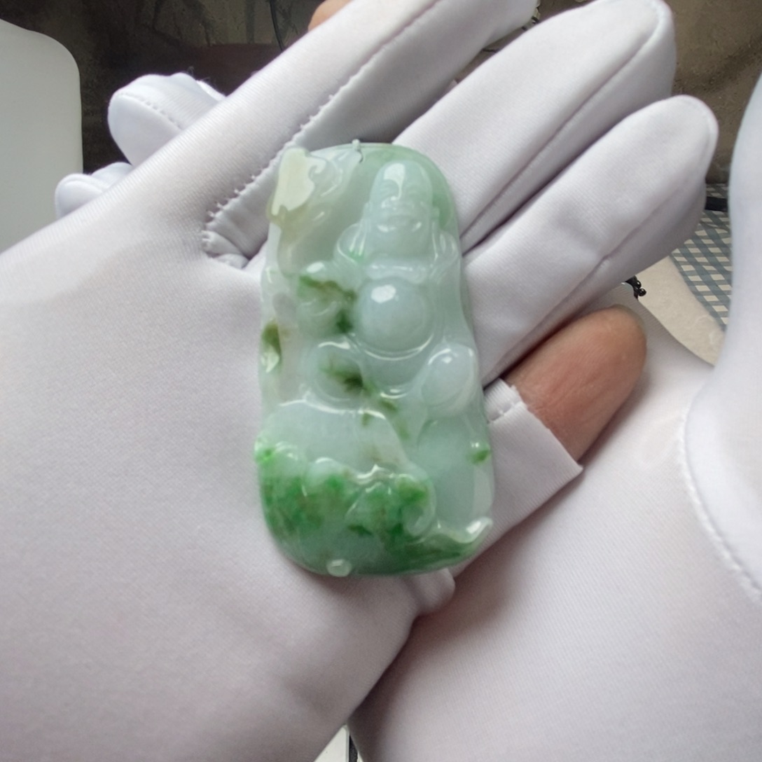 翡翠颈饰未镶嵌天然