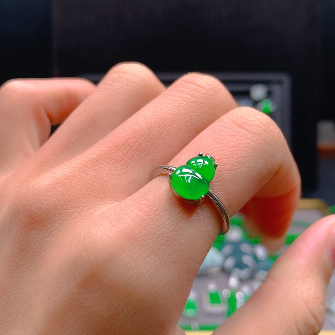 未镶嵌戒指翡翠天然翡翠