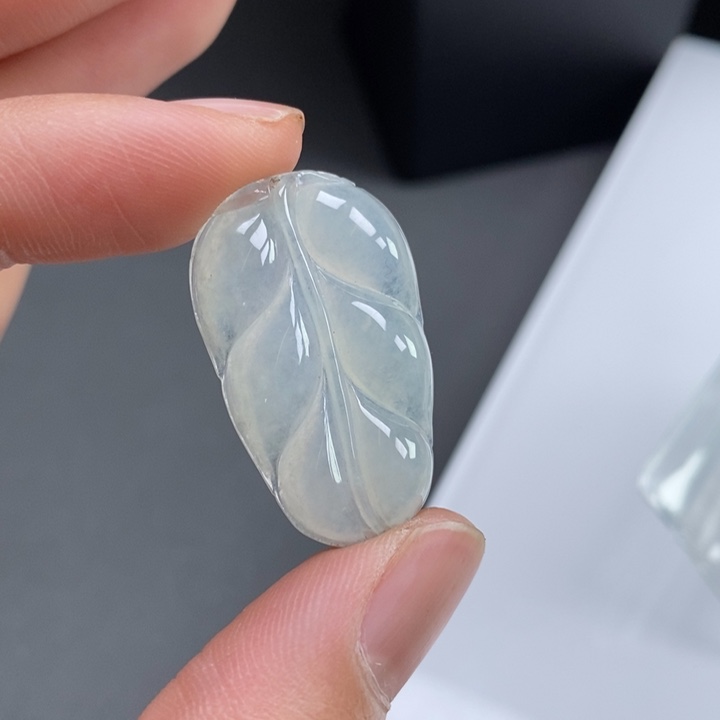 定制翡翠未镶嵌叶子