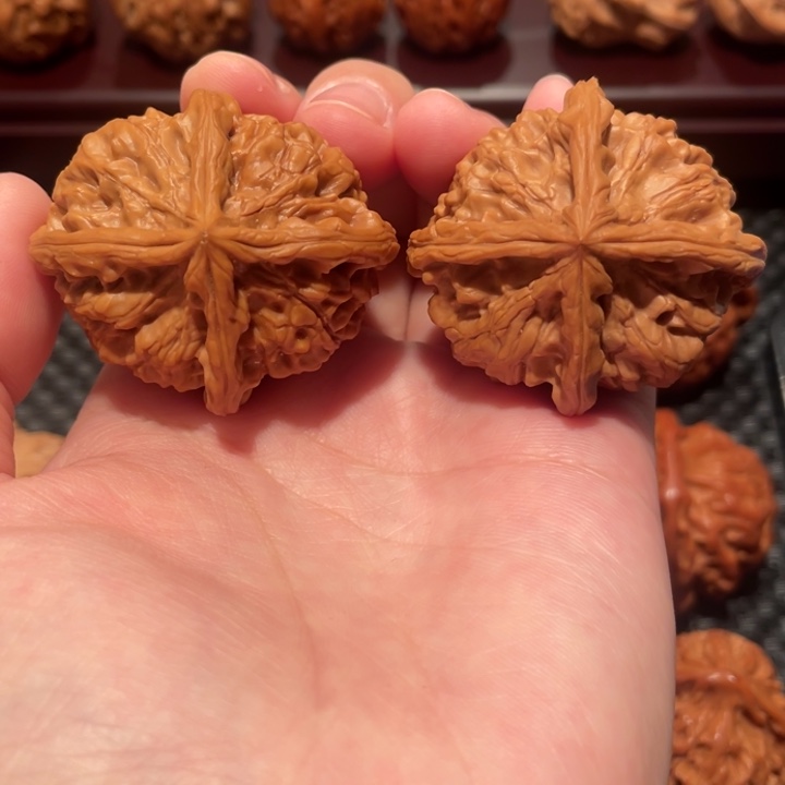 把件文玩核桃四棱全品