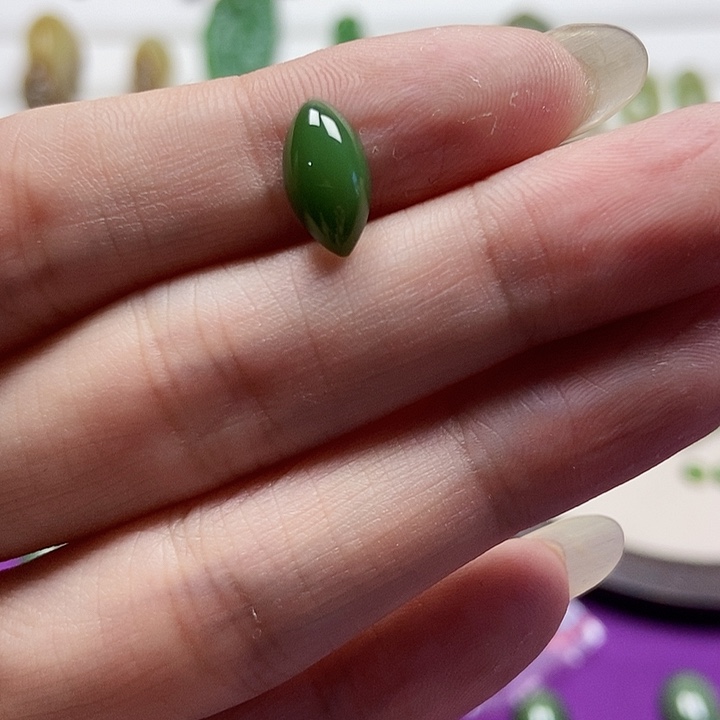 和田玉（碧玉）戒指未镶嵌