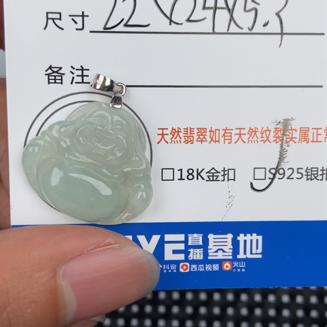 翡翠颈饰未镶嵌吊坠