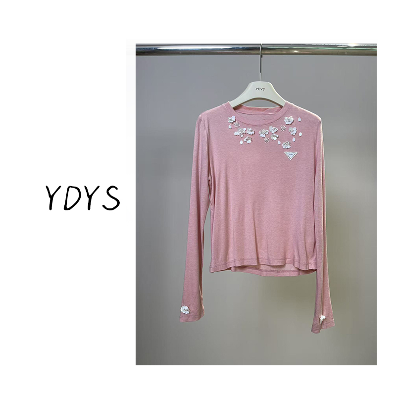 【YDYS】25K00382 2025新款时尚气质小众T恤
