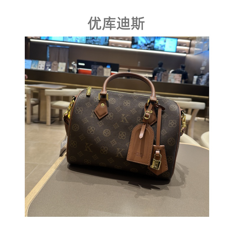 【大号枕头包】优库迪斯！复古风波士顿包包大容量手提包百搭斜挎包