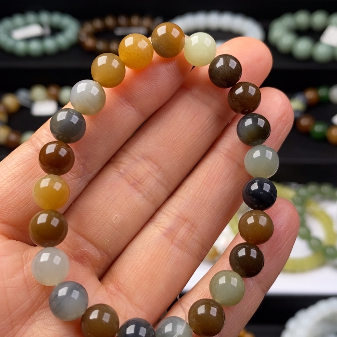 和田玉手串未镶嵌