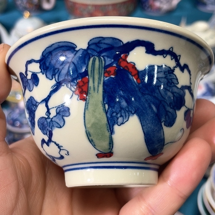 景德镇陶瓷主人杯12344