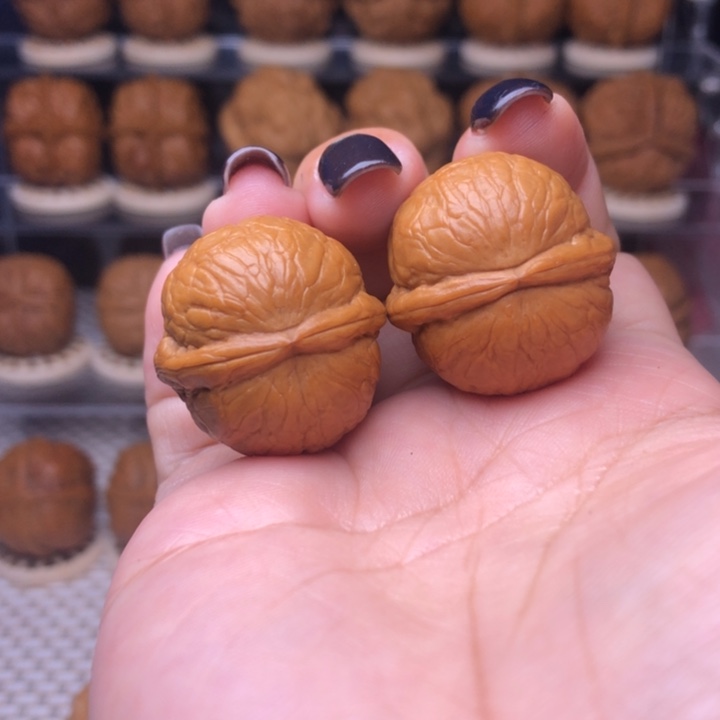 文玩核桃把件13号蛇皮球27尺