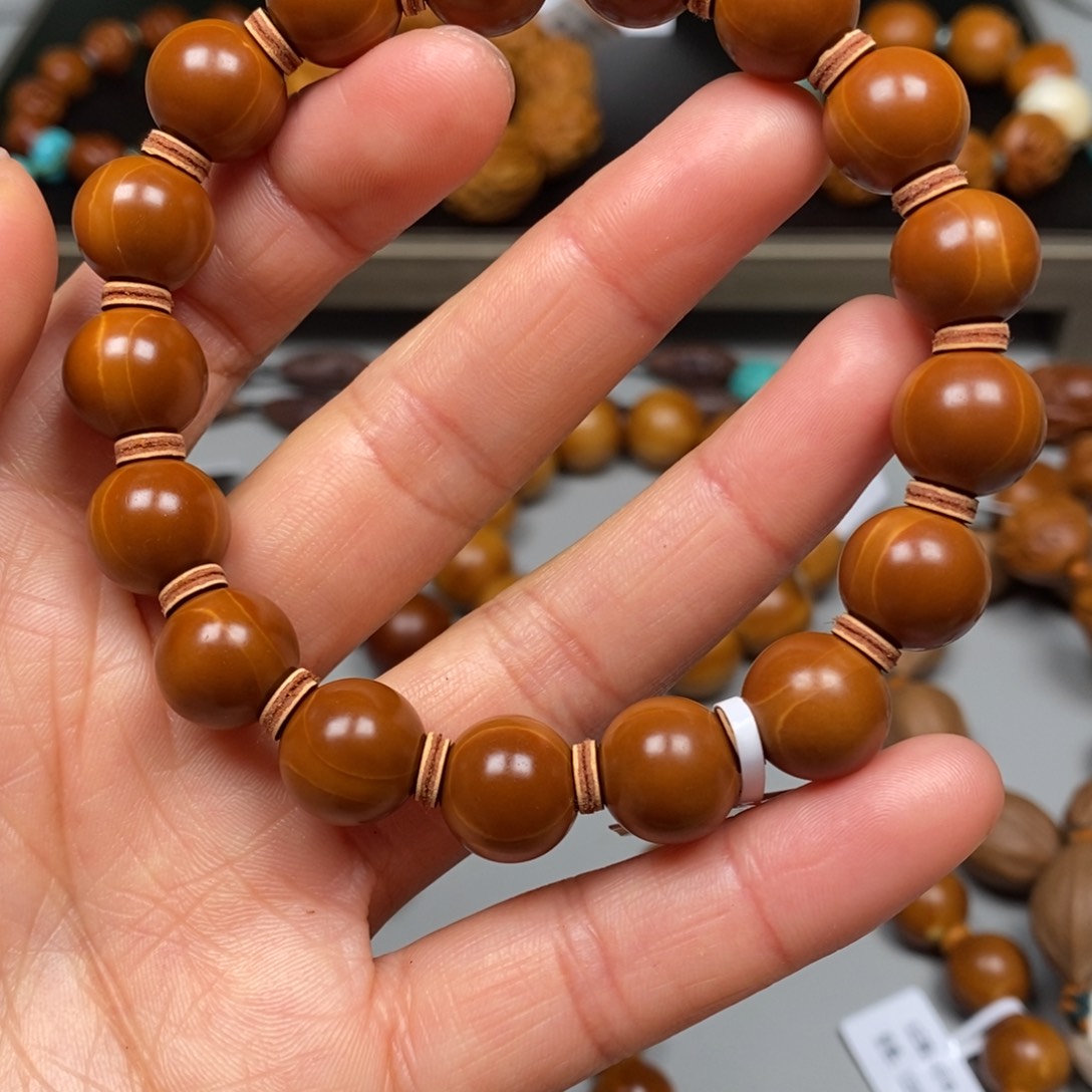 橄榄核吊坠真圆铁核