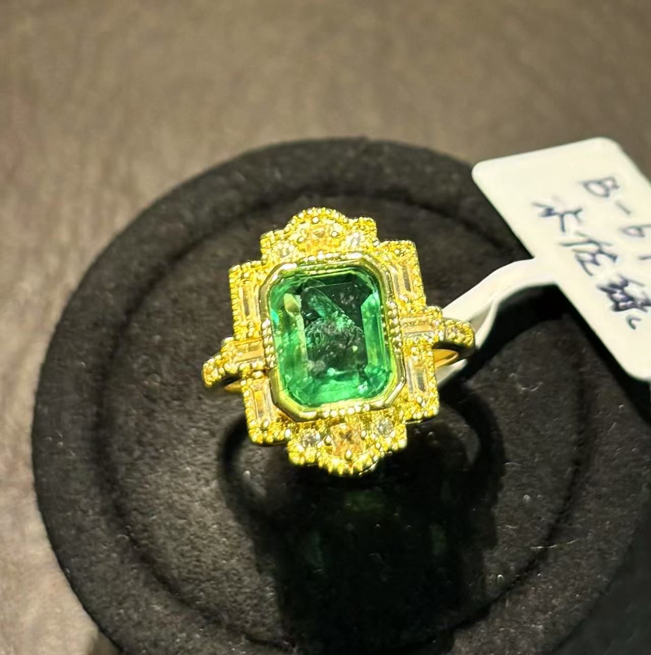 培育祖母绿/Colombian/VVD/Gree/ 祖母绿戒指