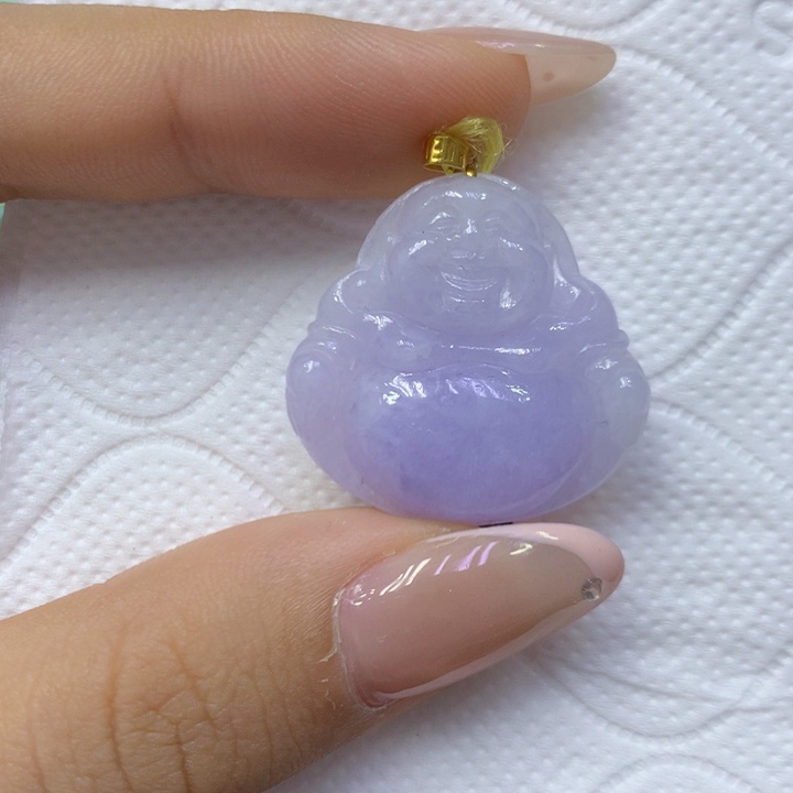 颈饰18K金镶嵌翡翠