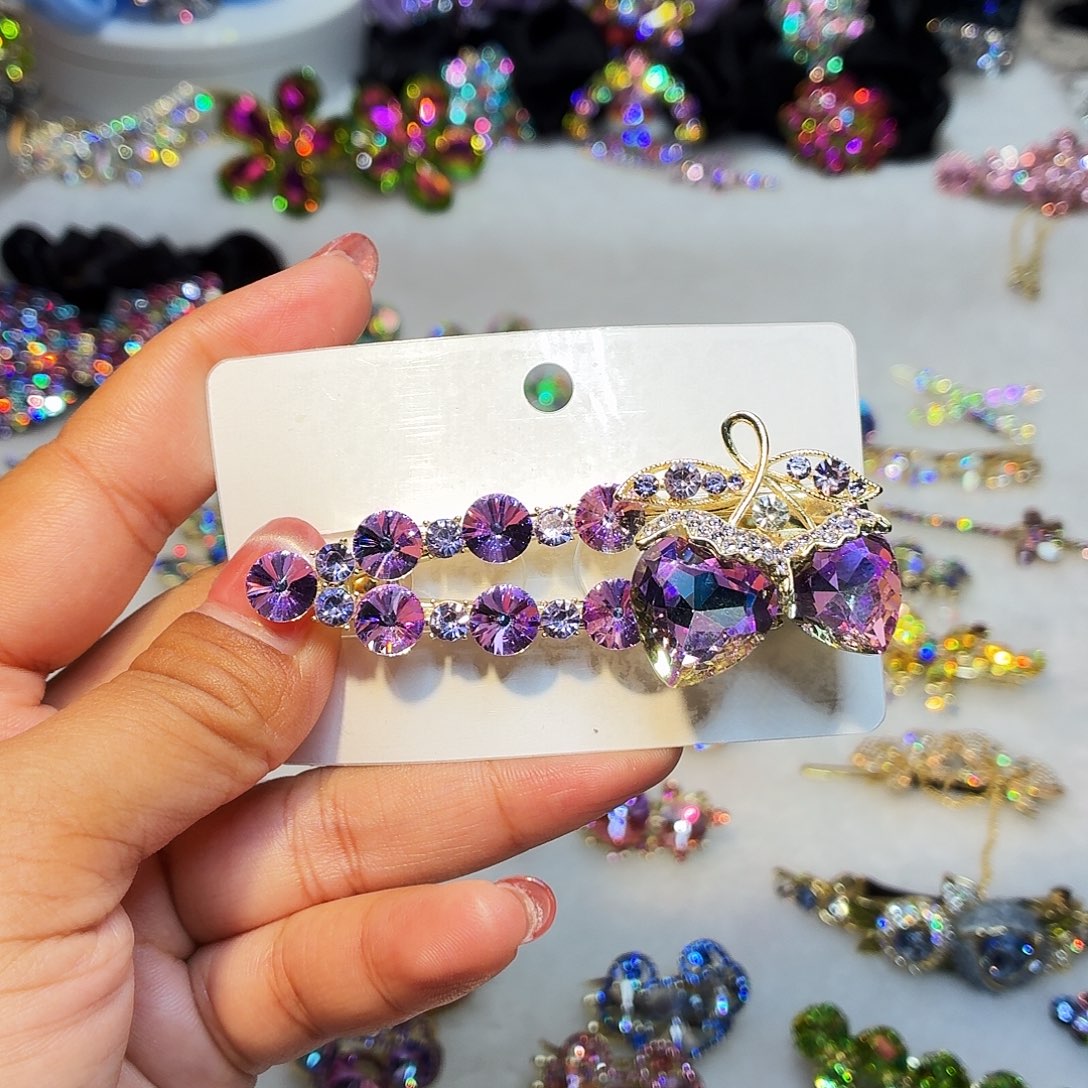 布艺铁合金发饰发夹发夹