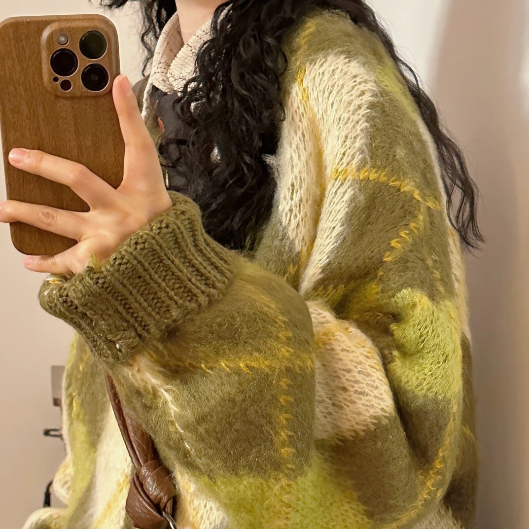 vintage复古尾货古着孤品毛衣抠号直播（直播链接）