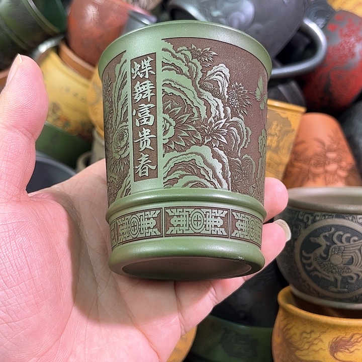 茶杯紫砂全手工紫砂主人杯