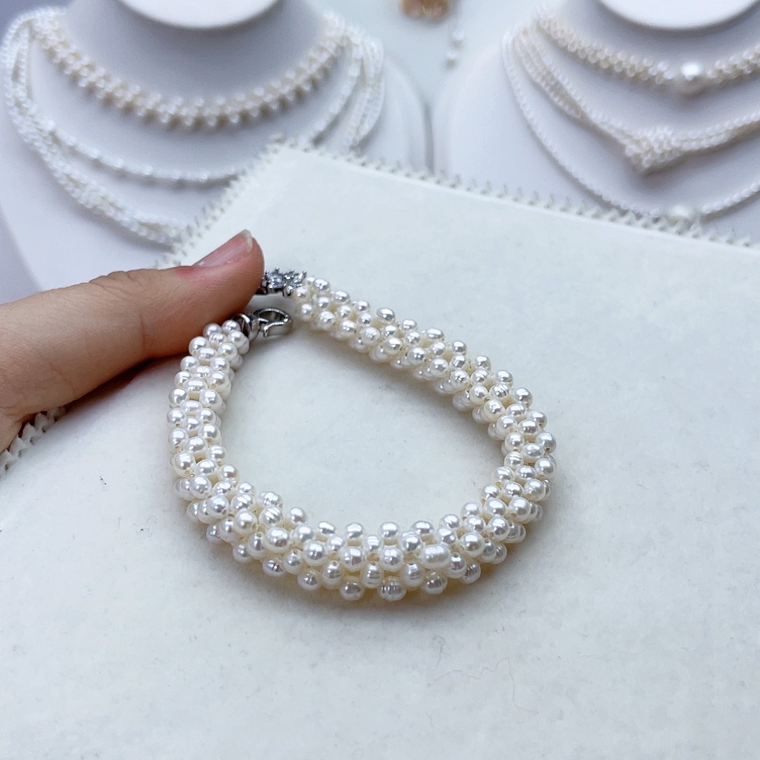 未镶嵌手绳淡水珍珠今**媛