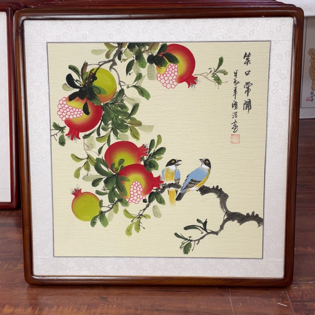 国画带框尺寸63*63厘米