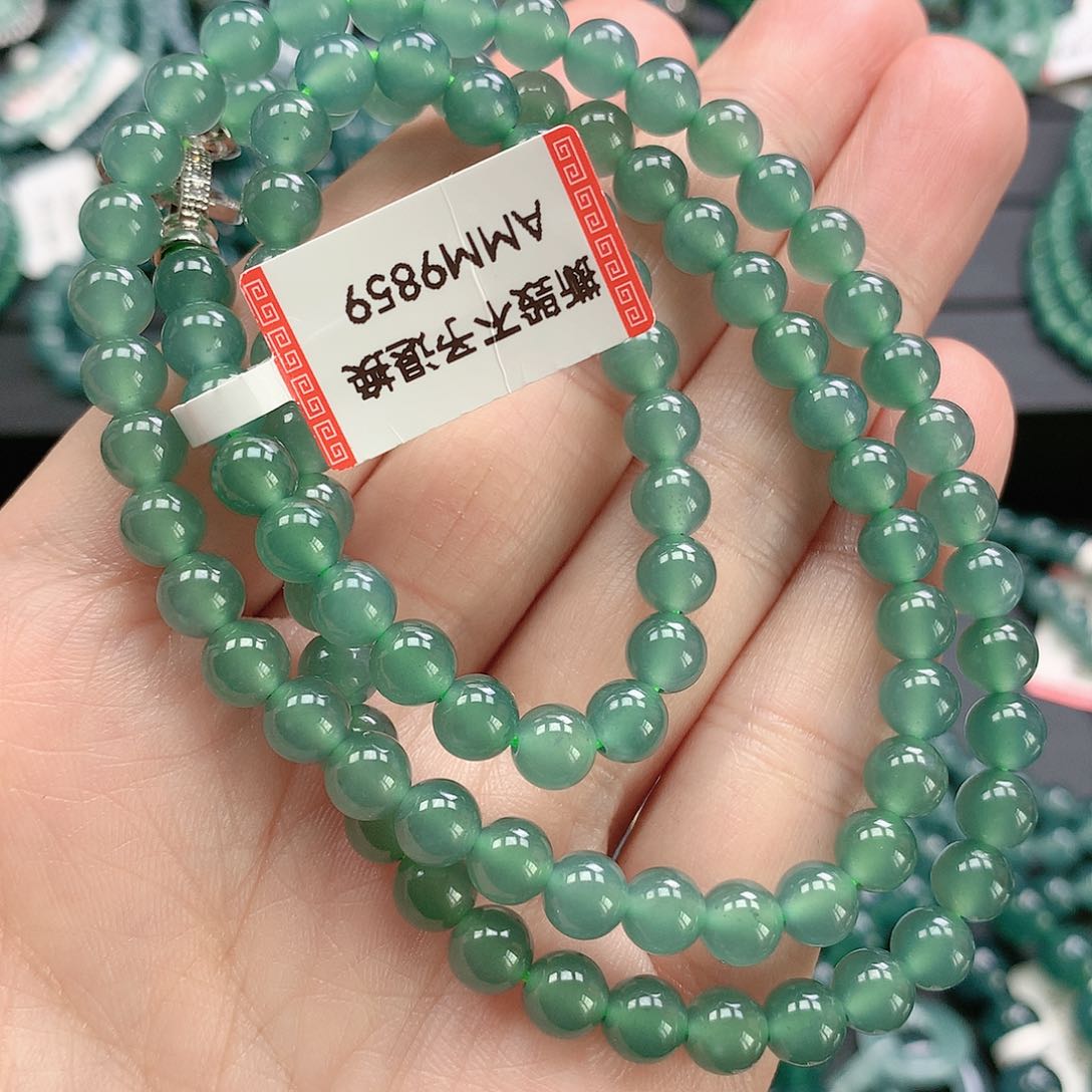 翡翠颈饰未镶嵌珠链卡6