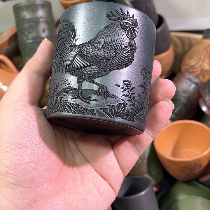 茶杯紫砂全手工紫砂主人杯