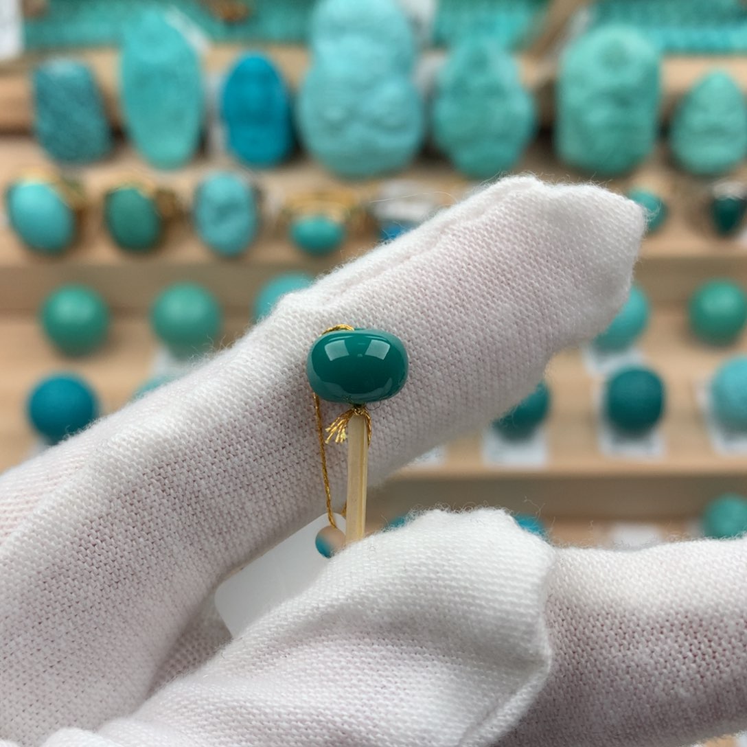 绿松石配饰未镶嵌8.6-6.3