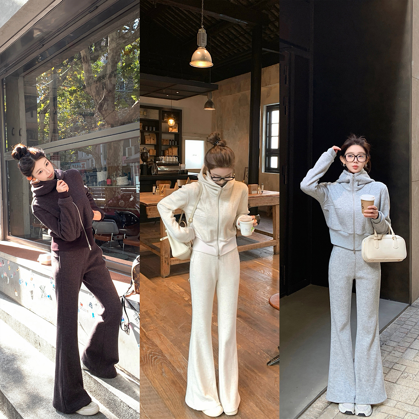 Lilylikes"镇店招牌卫衣二代"升级新版型加绒加厚lu系卫衣/喇叭裤