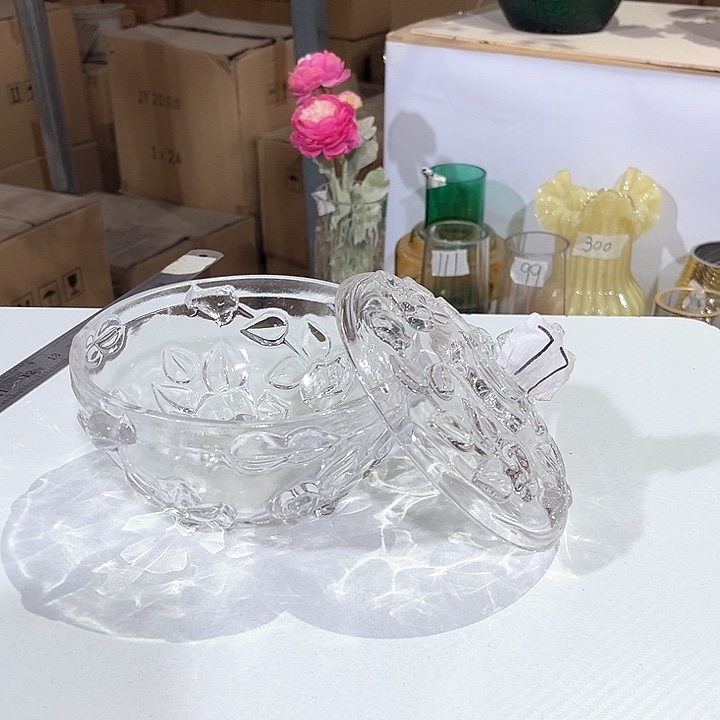 玻璃77糖果罐玻璃花瓶嘎嘎好看玻璃花瓶